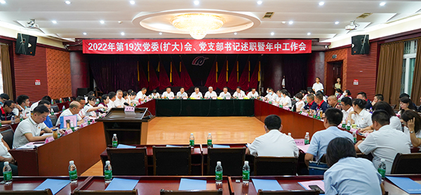 綿陽(yáng)機(jī)場(chǎng)召開2022年第19次黨委（擴(kuò)大）會(huì)、黨支部書記述職暨年中工作會(huì).jpg